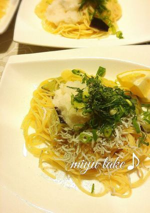 しらす、大根と茄子のサッパリパスタ♪-レシピのメイン写真