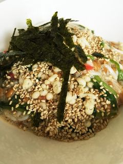 具がたっぷり!たべたくなるなる納豆蕎麦♡-レシピのメイン写真