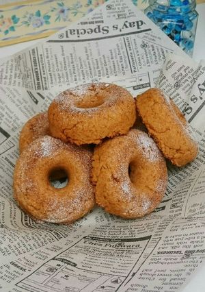 トマト☆蜂蜜☆米粉のもっちり焼きドーナツ-レシピのメイン写真