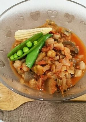 簡単！10分煮込むだけお豆入ラタトゥイユ-レシピのメイン写真