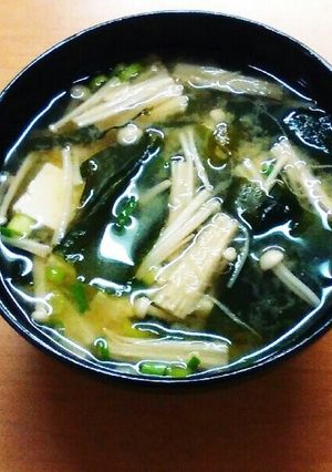 えのきと豆腐のみそ汁-レシピのメイン写真