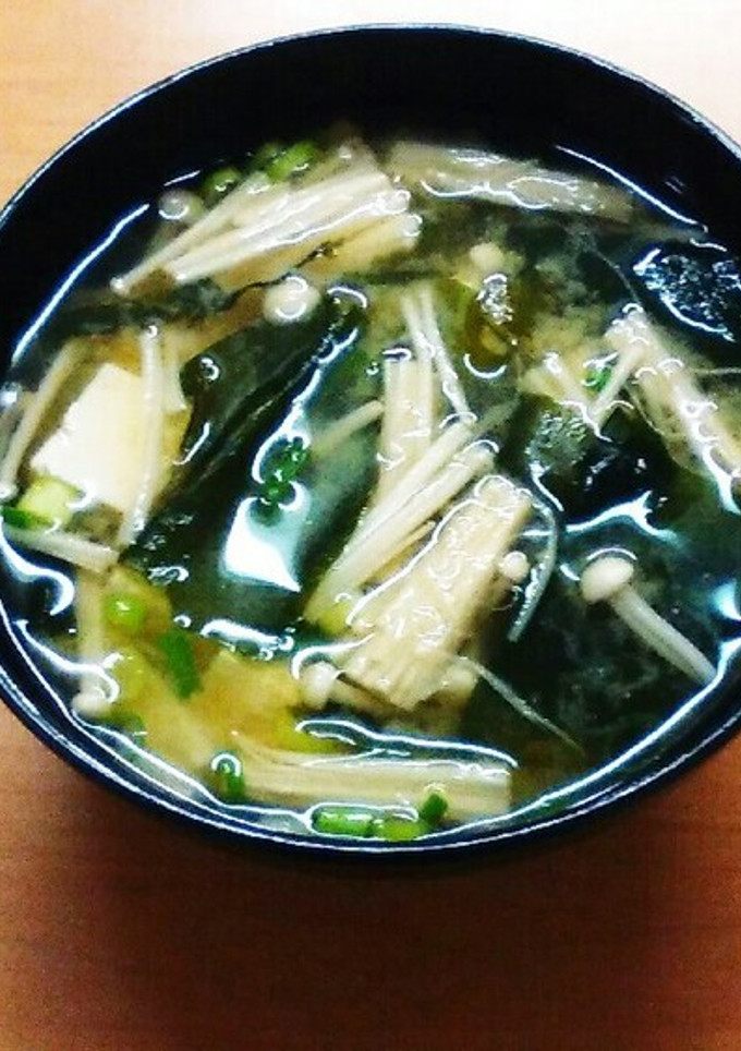 えのきと豆腐のみそ汁-レシピのメイン写真
