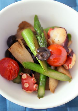 タコと野菜たちのソイソースソテー-レシピのメイン写真