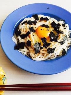 ごま油香る♪TKS(卵かけそうめん)-レシピのメイン写真