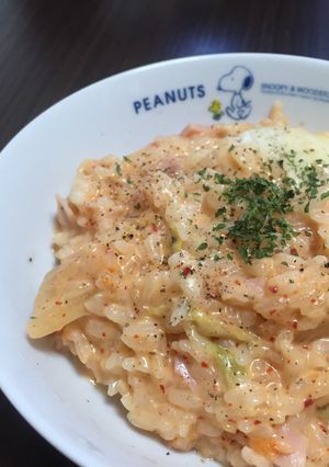 簡単10分!絶品キムチーズリゾット-レシピのメイン写真
