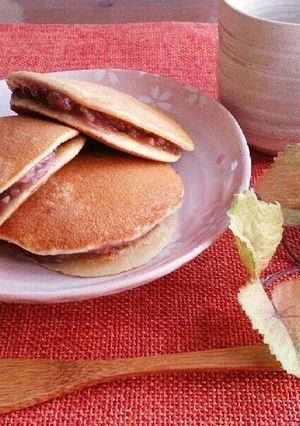 パクパク食べちゃうミニどら焼(*^^*)-レシピのメイン写真