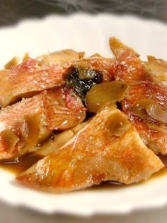 たべしょうが茶で魚の煮付け-レシピのメイン写真