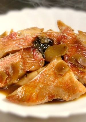 たべしょうが茶で魚の煮付け-レシピのメイン写真