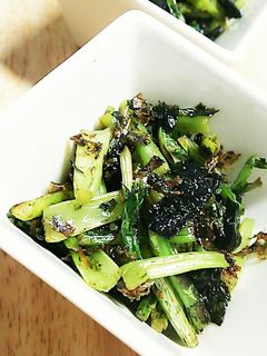 かぶの葉の炒め物☆簡単-レシピのメイン写真