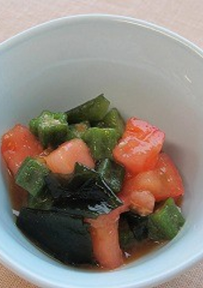 トマトとオクラの和え物-レシピのメイン写真