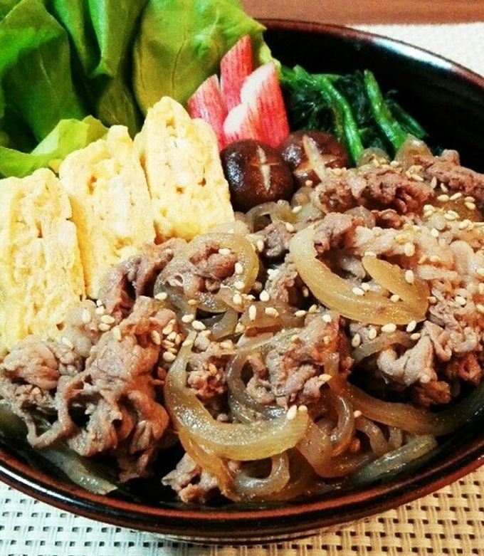 お弁当に♪時短簡単♡すき焼き丼-レシピのメイン写真