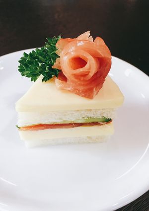 6Pチーズでサンドイッチ風ケーキ♪-レシピのメイン写真