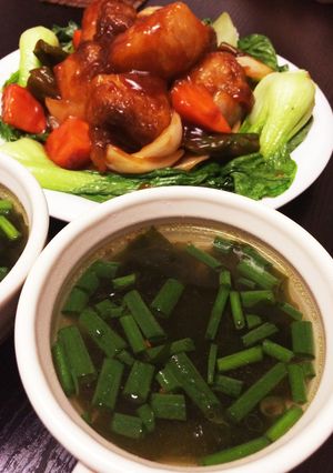 ☆焼肉屋のわかめスープ☆-レシピのメイン写真