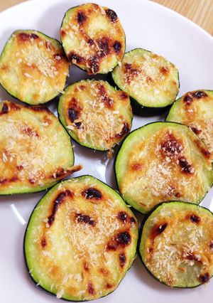 ズッキーニの味噌マヨパン粉焼き-レシピのメイン写真