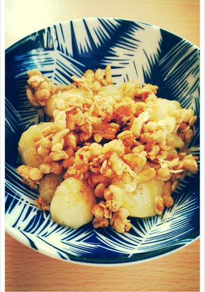 フルグラをホットバナナで！-レシピのメイン写真