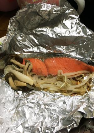 ポン酢で☆サケのホイル焼き-レシピのメイン写真