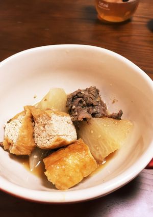 コストコプルコギと大根と厚揚げの煮物！-レシピのメイン写真