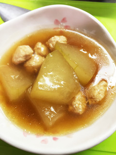 鶏肉団子と冬瓜のほっこりあんかけ♬*゜-レシピのメイン写真