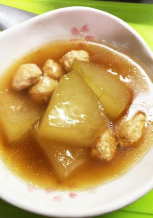 鶏肉団子と冬瓜のほっこりあんかけ♬*゜-レシピのメイン写真