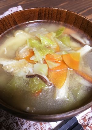 具だくさんみそ汁-レシピのメイン写真