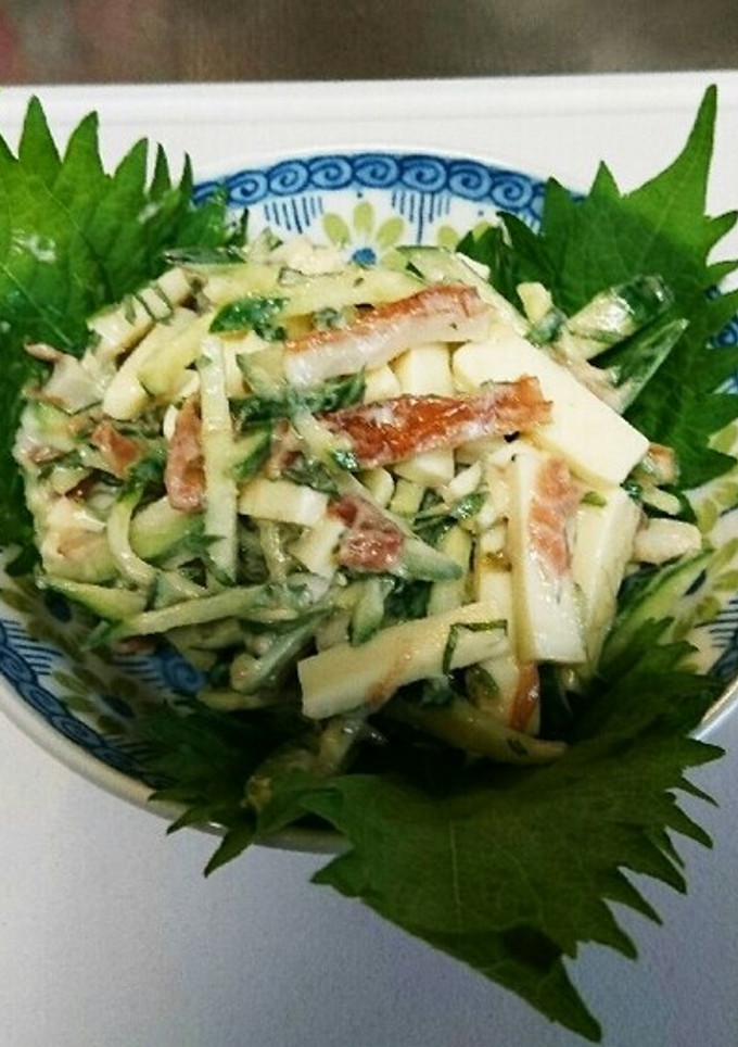 簡単♪きゅうりの梅マヨチーズ-レシピのメイン写真