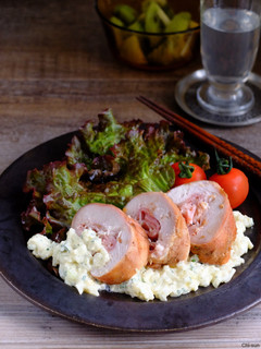 スモークチキン風♡鶏胸のロールステーキ!-レシピのメイン写真