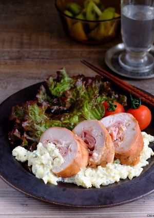 スモークチキン風♡鶏胸のロールステーキ！-レシピのメイン写真