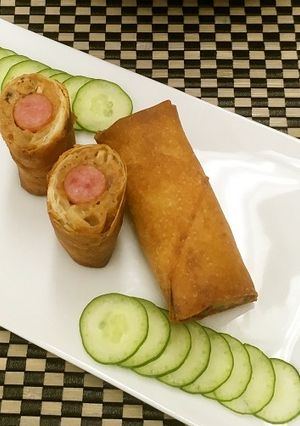ウインナーのポーク春巻き仕立て-レシピのメイン写真