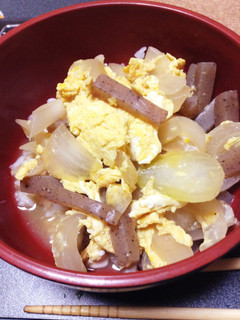 ダイエットに♪ヘルシーこんにゃく玉ねぎ丼-レシピのメイン写真
