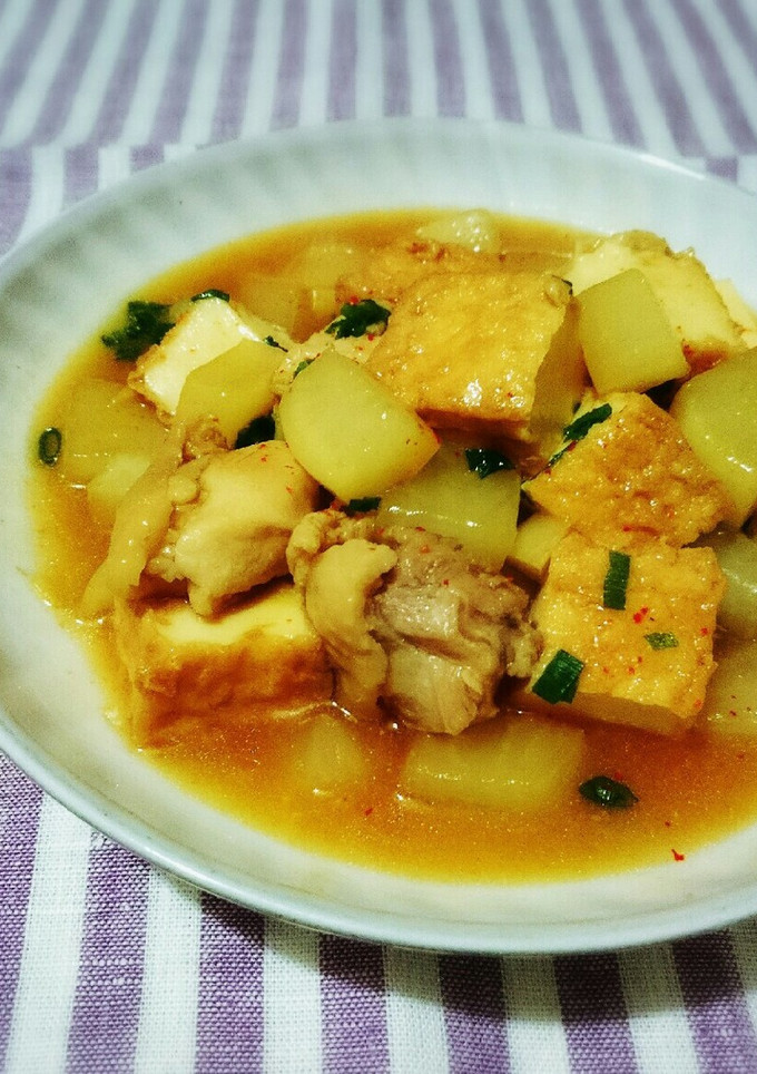 大根と厚揚げ 鶏肉のとろとろ炒め煮-レシピのメイン写真