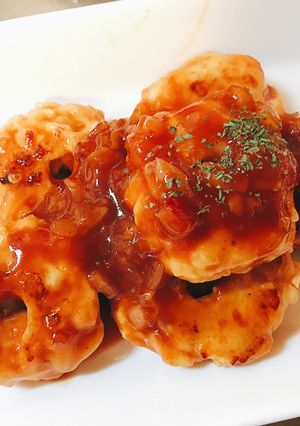 節約!! 胸肉のチリ団子-レシピのメイン写真