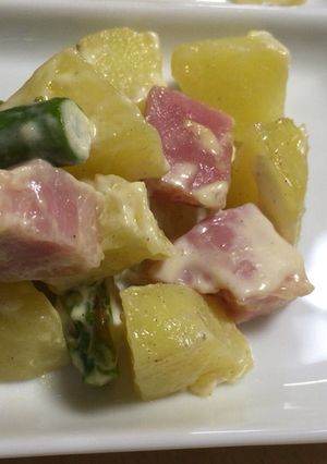 ☆レンジで簡単☆ホットポテトサラダ-レシピのメイン写真