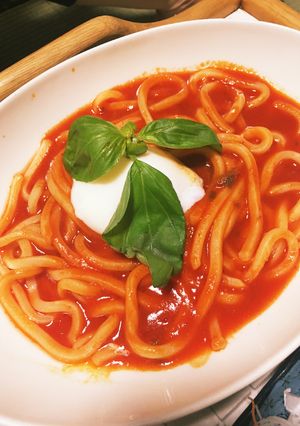 アンチョビトマトうどん-レシピのメイン写真