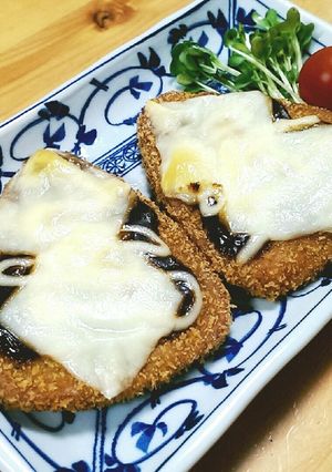 カネテツ【うまかつ】のソースマヨチー焼き-レシピのメイン写真