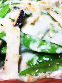 エリンギとさやえんどうのパン粉チーズ焼き-レシピのメイン写真