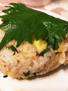 大葉とチーズとおかかの焼きおにぎり-レシピのメイン写真