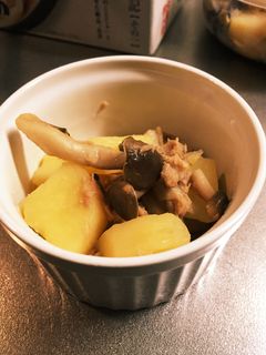離乳食完了期❀✿じゃがいもとしめじの煮物-レシピのメイン写真