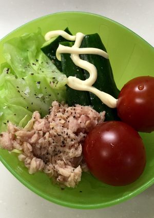 レンジで温キャベツサラダ-レシピのメイン写真
