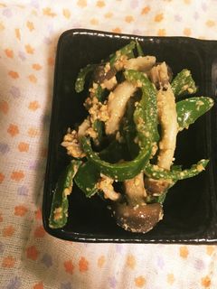 ピーマンゴマ和え-レシピのメイン写真