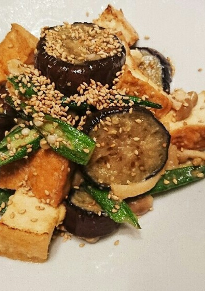 厚揚げと野菜のみそ炒め-レシピのメイン写真