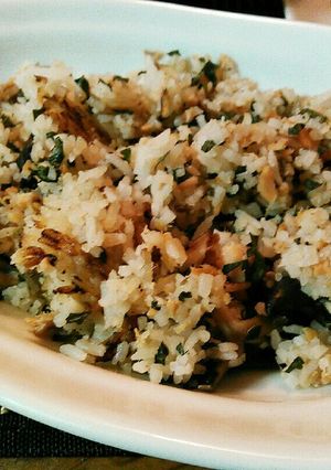 スモークサーモンときのこのピラフ★炊飯器-レシピのメイン写真