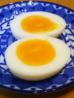 ツルンと簡単♪半熟ゆで卵-レシピのメイン写真