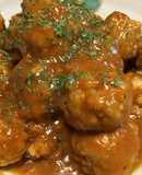 高野豆腐でボリュームアップ☆肉団子