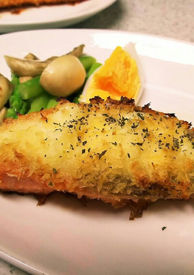 鮭のマヨネーズ焼き～フライ風-レシピのメイン写真