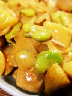 コロコロチキンボールのクリームカレー煮-レシピのメイン写真