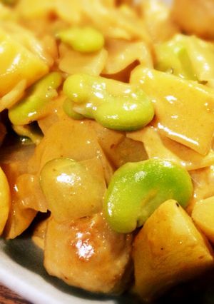 コロコロチキンボールのクリームカレー煮-レシピのメイン写真