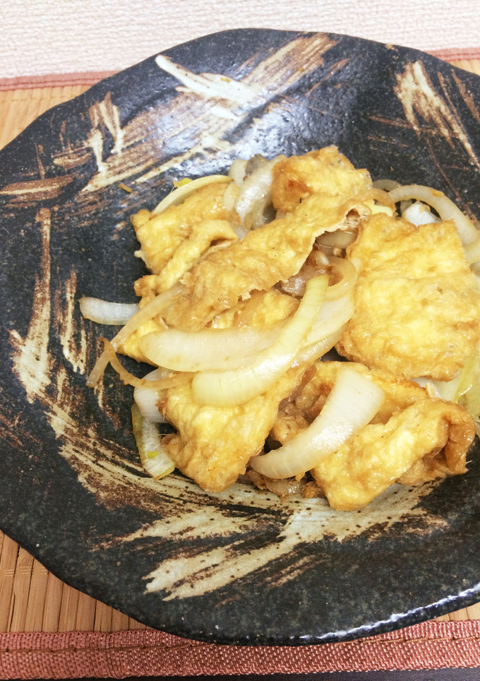 節約！肉無し！油揚げde生姜焼き風♪-レシピのメイン写真