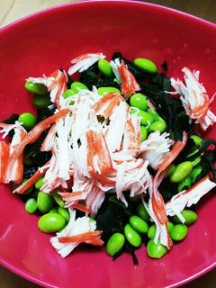 簡単すぎるワカメサラダ-レシピのメイン写真