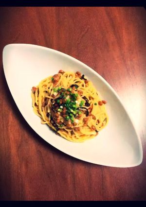 ボウルで和えるだけ★ご飯が進む納豆パスタ-レシピのメイン写真