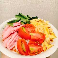 冷やしキムチ素麺-レシピのメイン写真